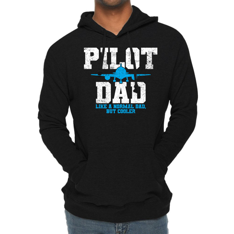 Pilot Dad Vintage Cute Lightweight Hoodie by loretzexson | Artistshot