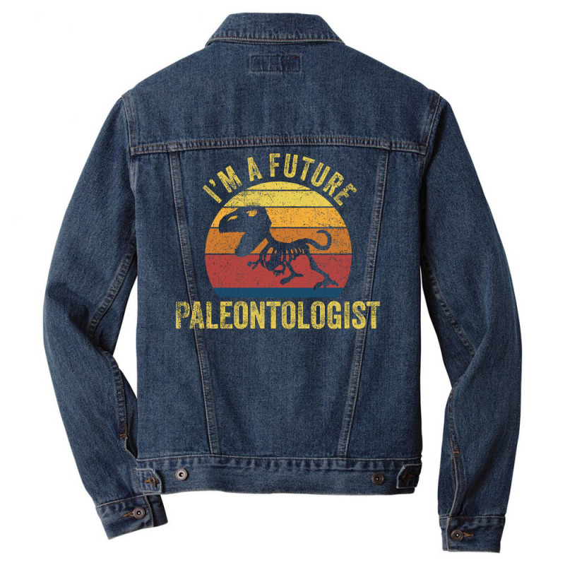 Future Paleontologist Vintage Aesthetic Men Denim Jacket | Artistshot