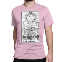 The Moon Tarot Card   Major Arcana   Fortune Telli Classic T-shirt | Artistshot