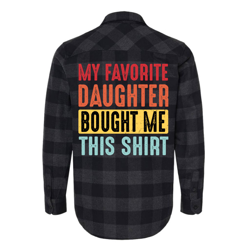 Dad  Dad And Daughter  My Favorite Daughter  Yello Flannel Shirt | Artistshot