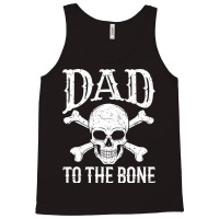 Dad  Dad To The Bone Yellow Tank Top | Artistshot