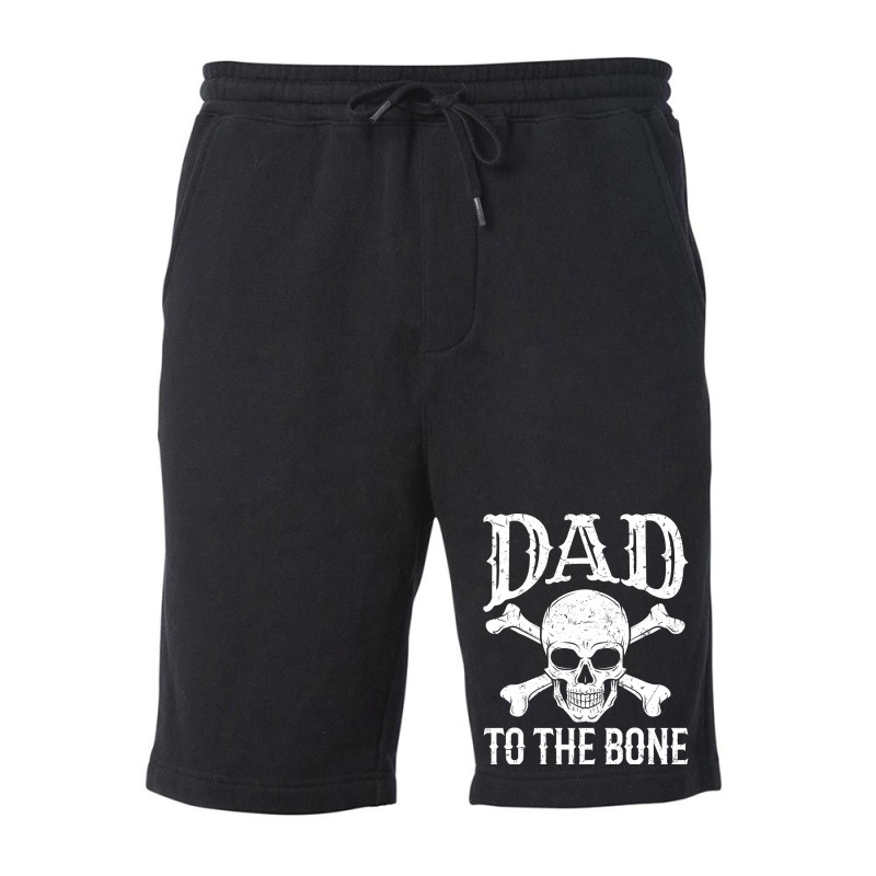 Dad  Dad To The Bone Yellow Fleece Short | Artistshot