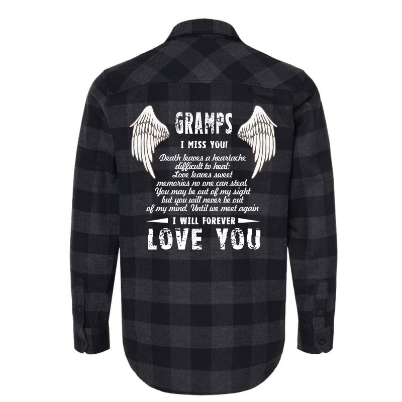 Dad I Miss You And I Will Forever Love You T  Fath Flannel Shirt | Artistshot