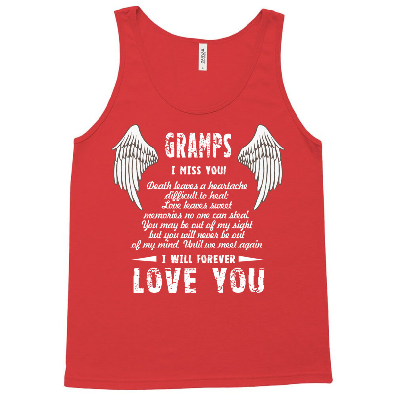 Dad I Miss You And I Will Forever Love You T  Fath Tank Top | Artistshot