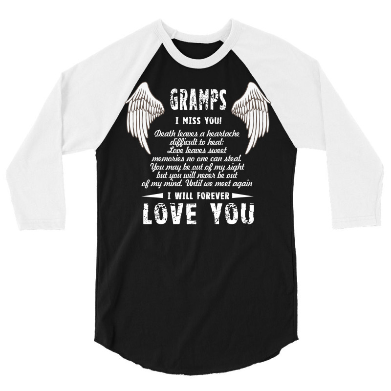 Dad I Miss You And I Will Forever Love You T  Fath 3/4 Sleeve Shirt | Artistshot