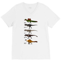 Big Theropods Aesthetic V-neck Tee | Artistshot