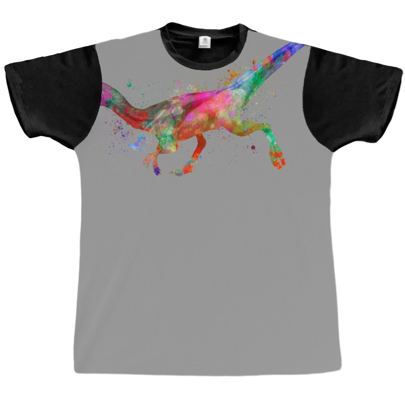 Compsognathus In Watercolor Boy Graphic T-shirt | Artistshot