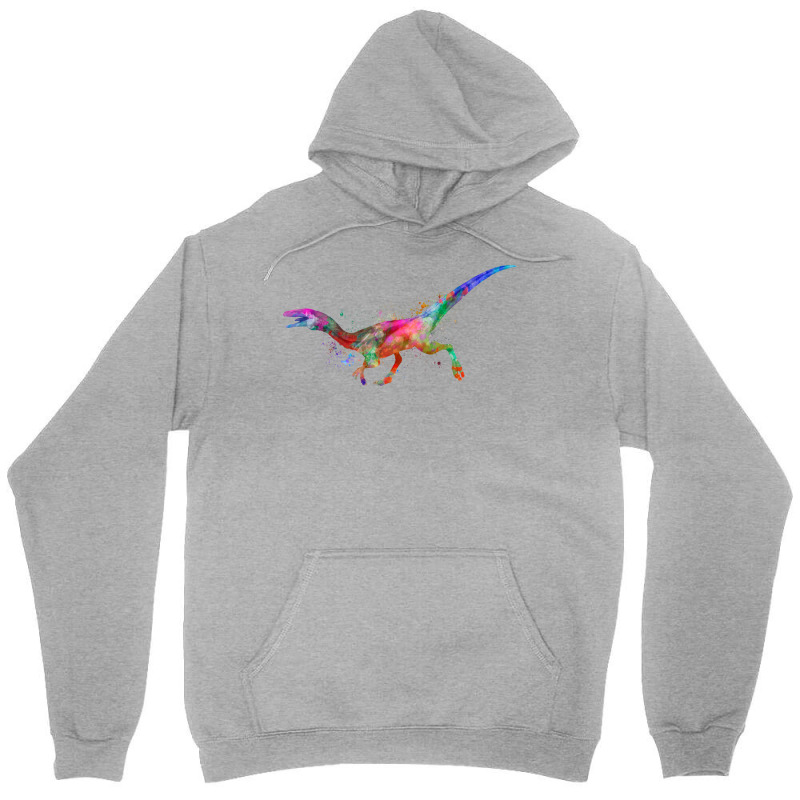 Compsognathus In Watercolor Boy Unisex Hoodie | Artistshot