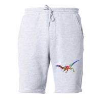 Compsognathus In Watercolor Boy Fleece Short | Artistshot