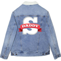 Dad Super Dad Unisex Sherpa-lined Denim Jacket | Artistshot