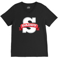 Dad Super Dad V-neck Tee | Artistshot