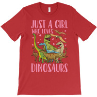 Dinosaurs Dinosaur Lover Paleontologist Retro T-shirt | Artistshot