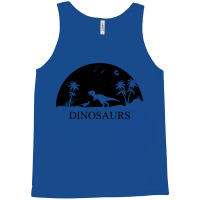 Dinosaurs Under The Stars 80s Tank Top | Artistshot