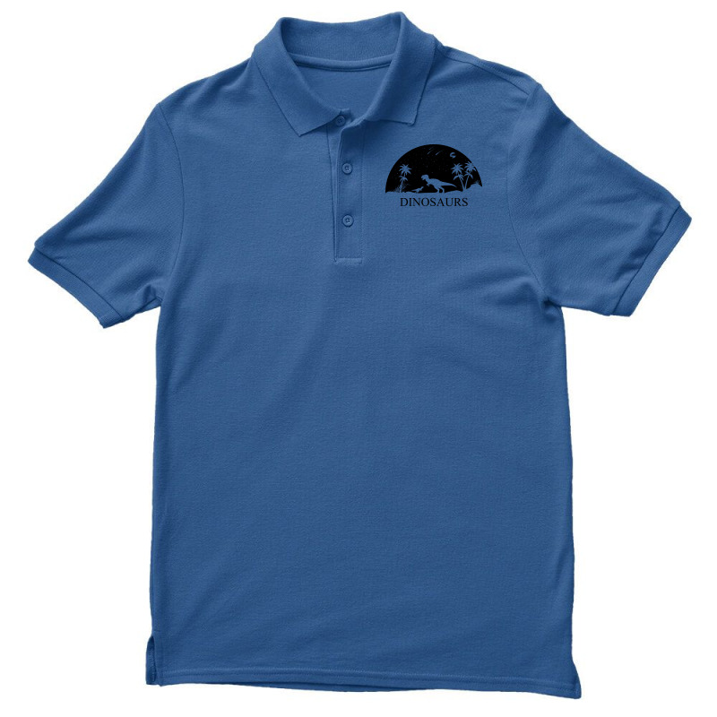 Dinosaurs Under The Stars 80s Men's Polo Shirt | Artistshot