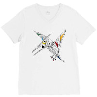 Dino Technics Funny V-neck Tee | Artistshot