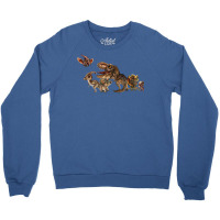 Dinosaur Gang 70s Crewneck Sweatshirt | Artistshot