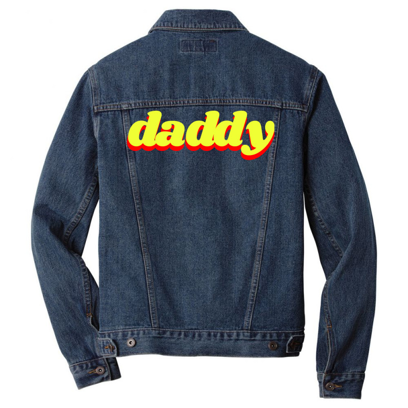 Daddy Humor Men Denim Jacket | Artistshot