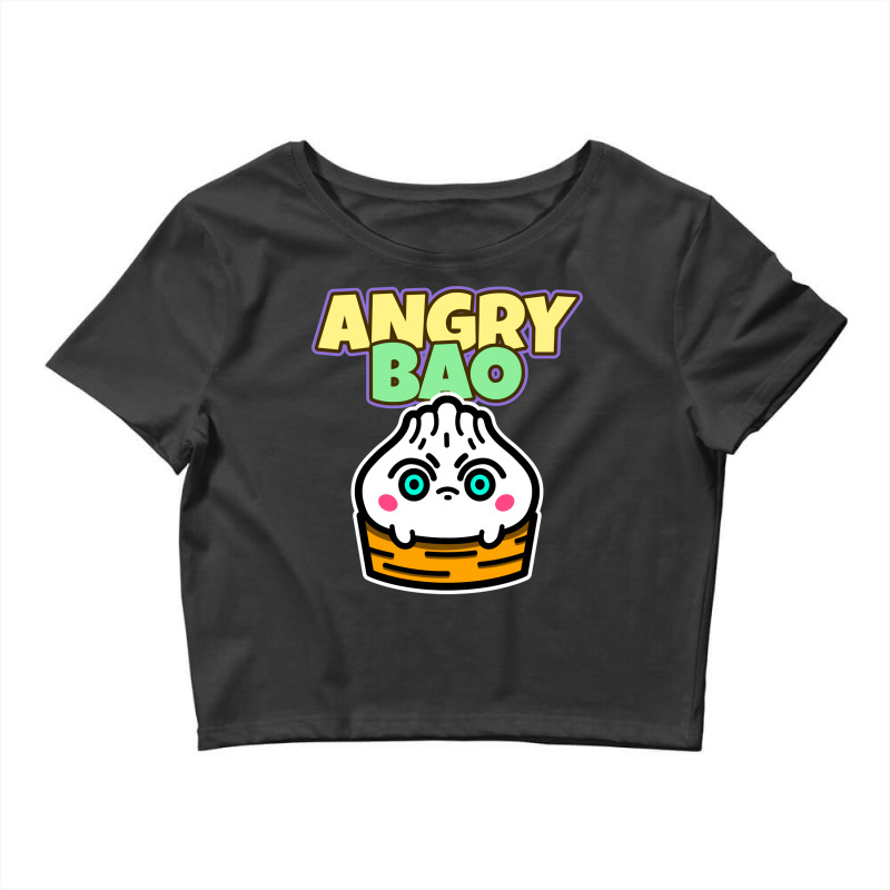 Angry Bao Dumpling Girl Crop Top by kreitsakayk | Artistshot