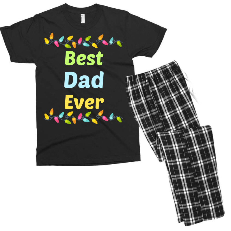 Family Light Dad Funny Men's T-shirt Pajama Set | Artistshot