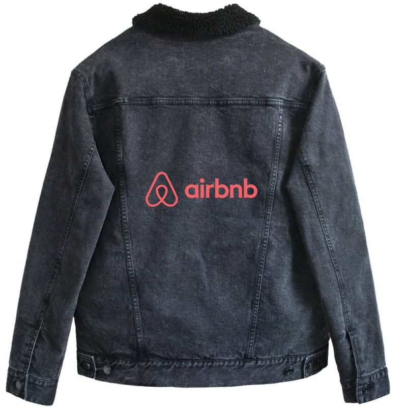 Airbnb Unisex Sherpa-Lined Denim Jacket by leizor | Artistshot