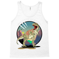 Giganotosaurus Dinosaur Design With Background Coo Tank Top | Artistshot