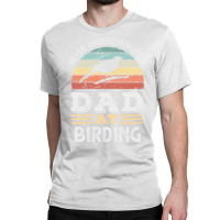 Funny Dad At Birding Fathers Day Gift Men Yellow Classic T-shirt | Artistshot