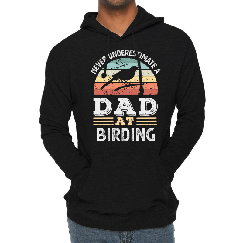 Funny Dad At Birding Fathers Day Gift Men Yellow Lightweight Hoodie | Artistshot