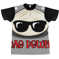 Bao Down Funny Dim Sum Asian Food Pun Bao Bun Dim Graphic T-shirt | Artistshot