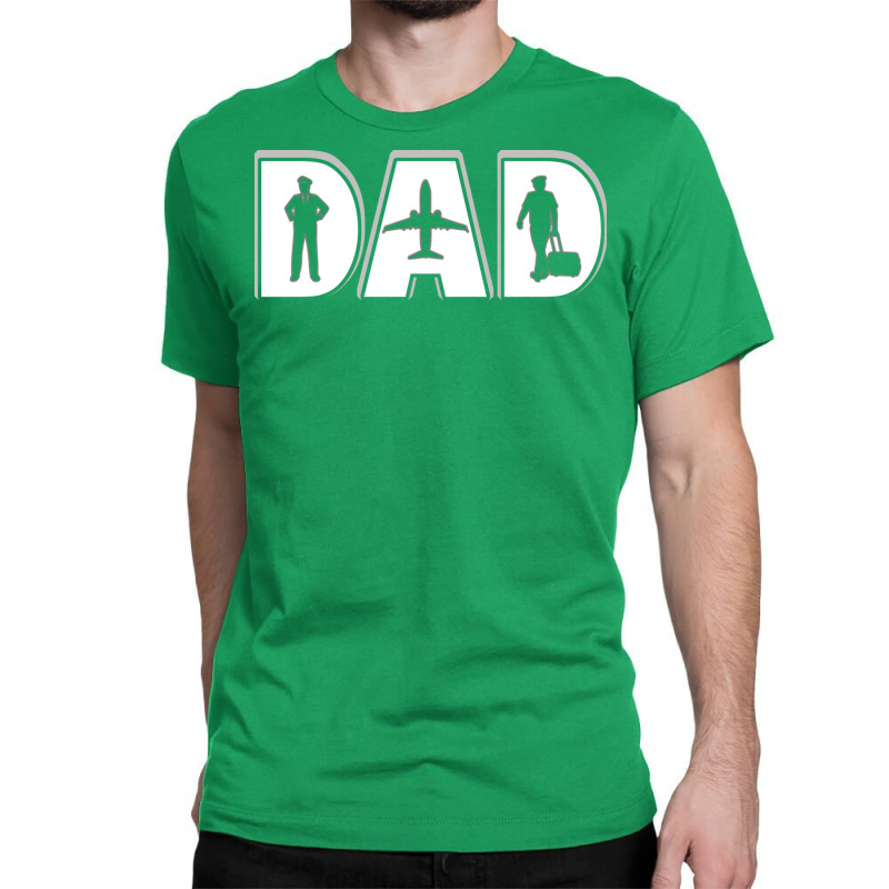 Pilot Dad Fathers Day Boy Classic T-shirt | Artistshot