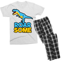 Roarsome Vibrant Humor Men's T-shirt Pajama Set | Artistshot