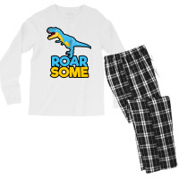 Roarsome Vibrant Humor Men's Long Sleeve Pajama Set | Artistshot