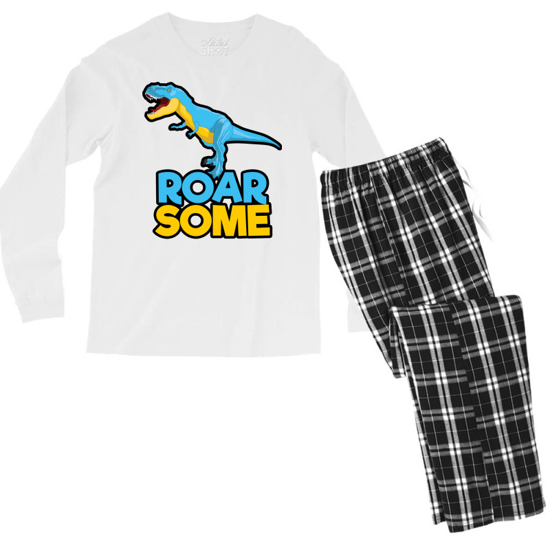 Roarsome Vibrant Humor Men's Long Sleeve Pajama Set | Artistshot