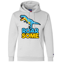 Roarsome Vibrant Humor Champion Hoodie | Artistshot