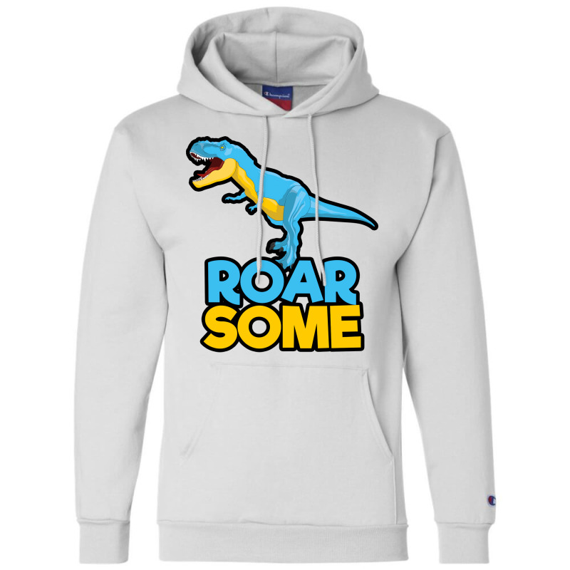 Roarsome Vibrant Humor Champion Hoodie | Artistshot