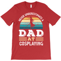 Funny Dad At Cosplaying Fathers Day Gift Men Green T-shirt | Artistshot