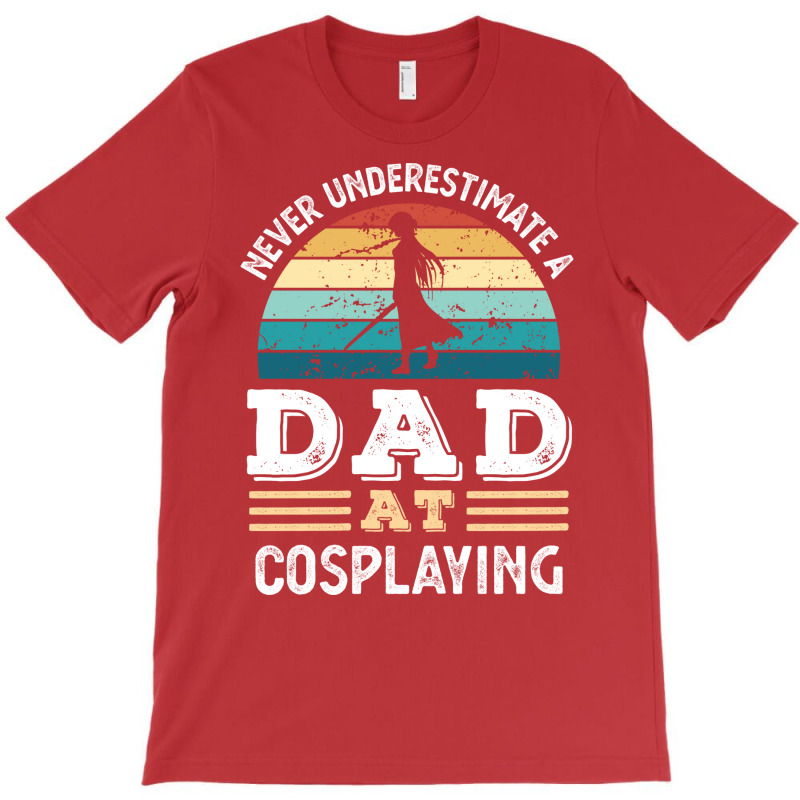 Funny Dad At Cosplaying Fathers Day Gift Men Green T-shirt | Artistshot