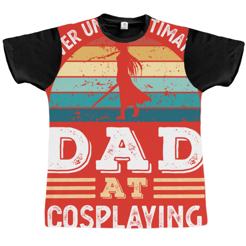 Funny Dad At Cosplaying Fathers Day Gift Men Green Graphic T-shirt | Artistshot