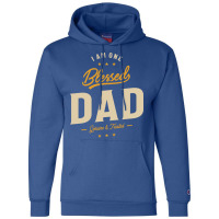 I Am One Blessed Dad Funny Ather Grandpa Hippie Champion Hoodie | Artistshot