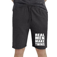 Real Men Makes Twins Daddy Of Twins Trending Vintage Short | Artistshot