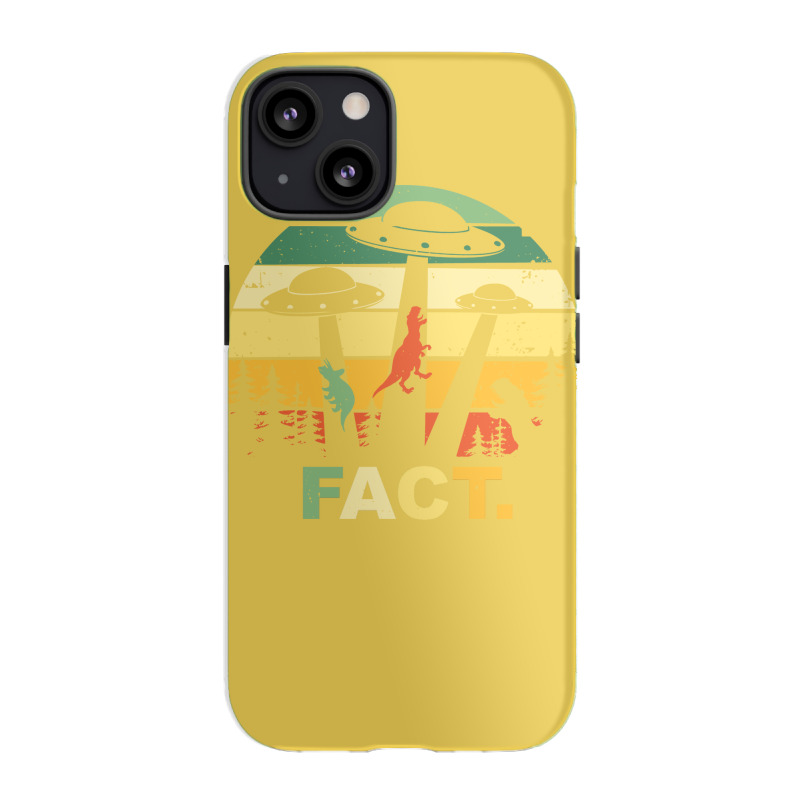 Dinosaur Ufo Abduction Vintage Blue Iphone 13 Case | Artistshot