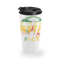 Dinosaur Ufo Abduction Vintage Blue Travel Mug | Artistshot