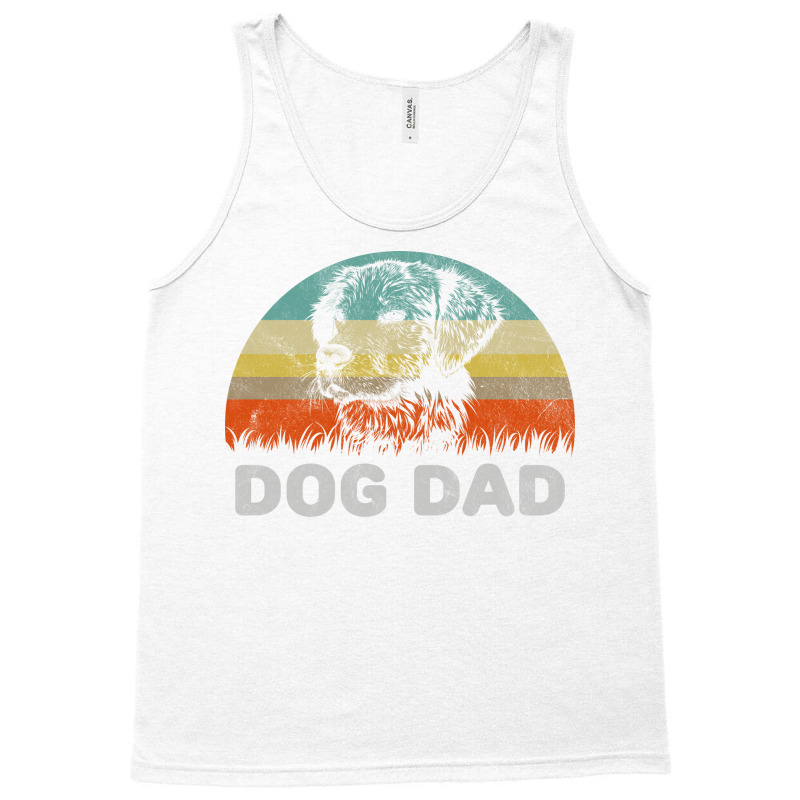 Retro Style Dog Dad Gift For Dog Lover Design Nost Tank Top | Artistshot