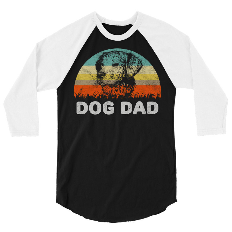 Retro Style Dog Dad Gift For Dog Lover Design Nost 3/4 Sleeve Shirt | Artistshot