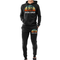 Retro Style Dog Dad Gift For Dog Lover Design Nost Hoodie & Jogger Set | Artistshot