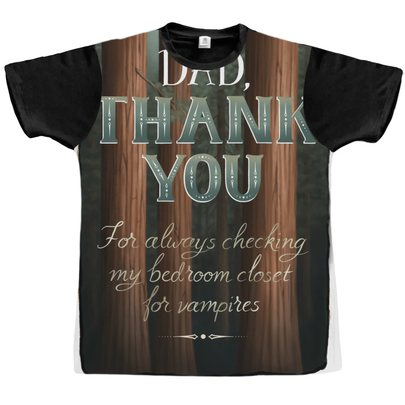 Thanks Dad Yellow Graphic T-shirt | Artistshot