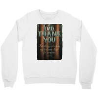 Thanks Dad Yellow Crewneck Sweatshirt | Artistshot