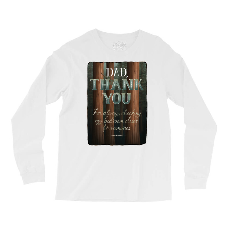 Thanks Dad Yellow Long Sleeve Shirts | Artistshot