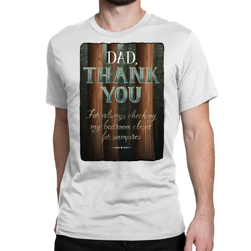 Thanks Dad Yellow Classic T-shirt | Artistshot