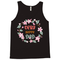 Very Happy Dad Floral Look Hippie Tank Top | Artistshot