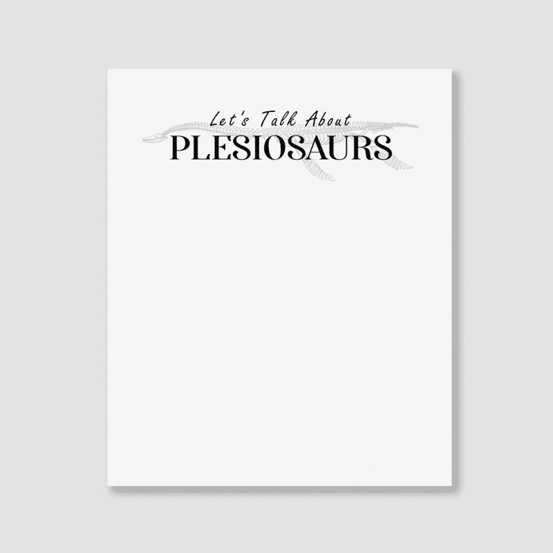 Plesiosaurs Paleontology Lover Vintage Portrait Canvas Print | Artistshot